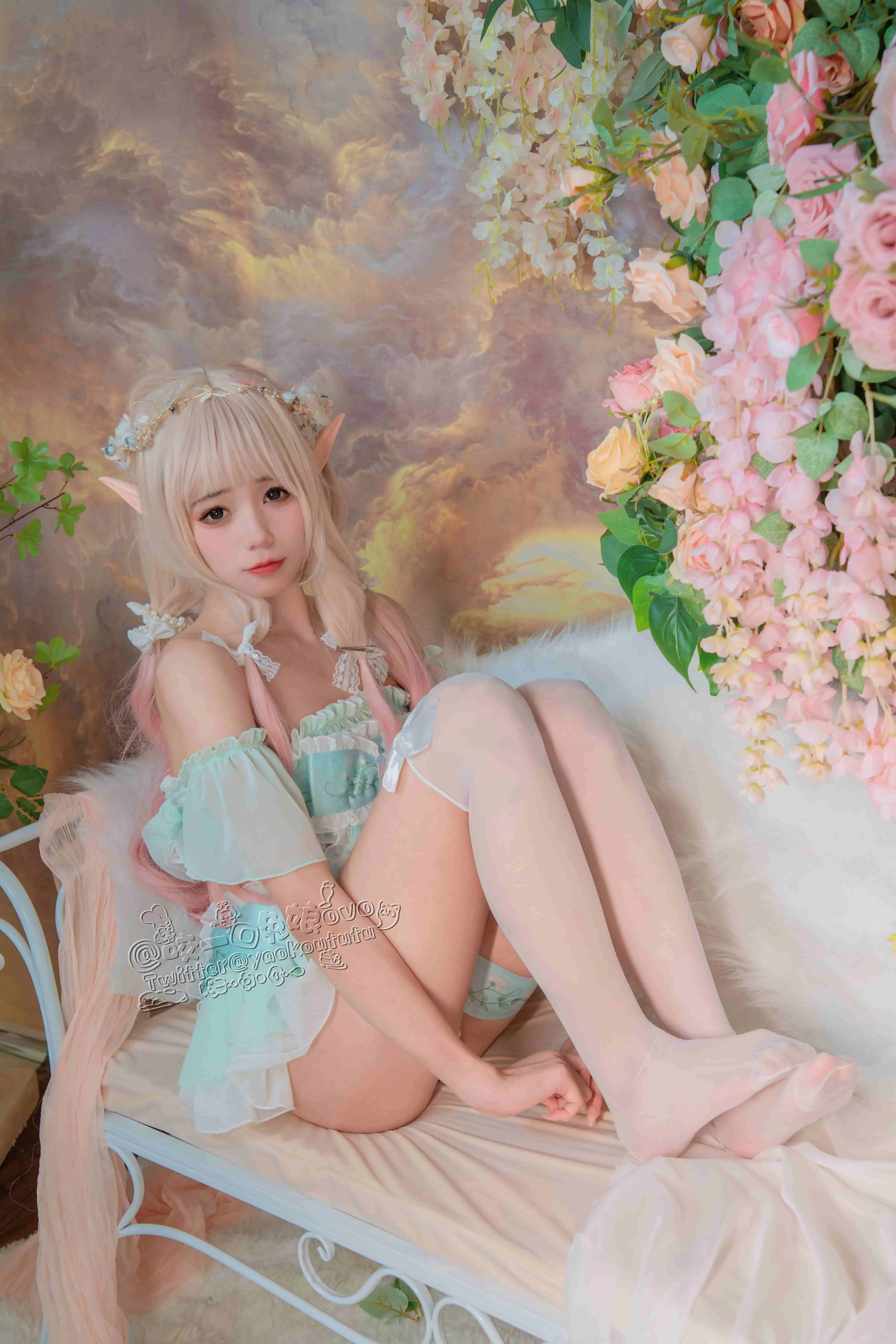 咬一口兔娘 NO.021 豌豆公主的秘密花房-皑雪