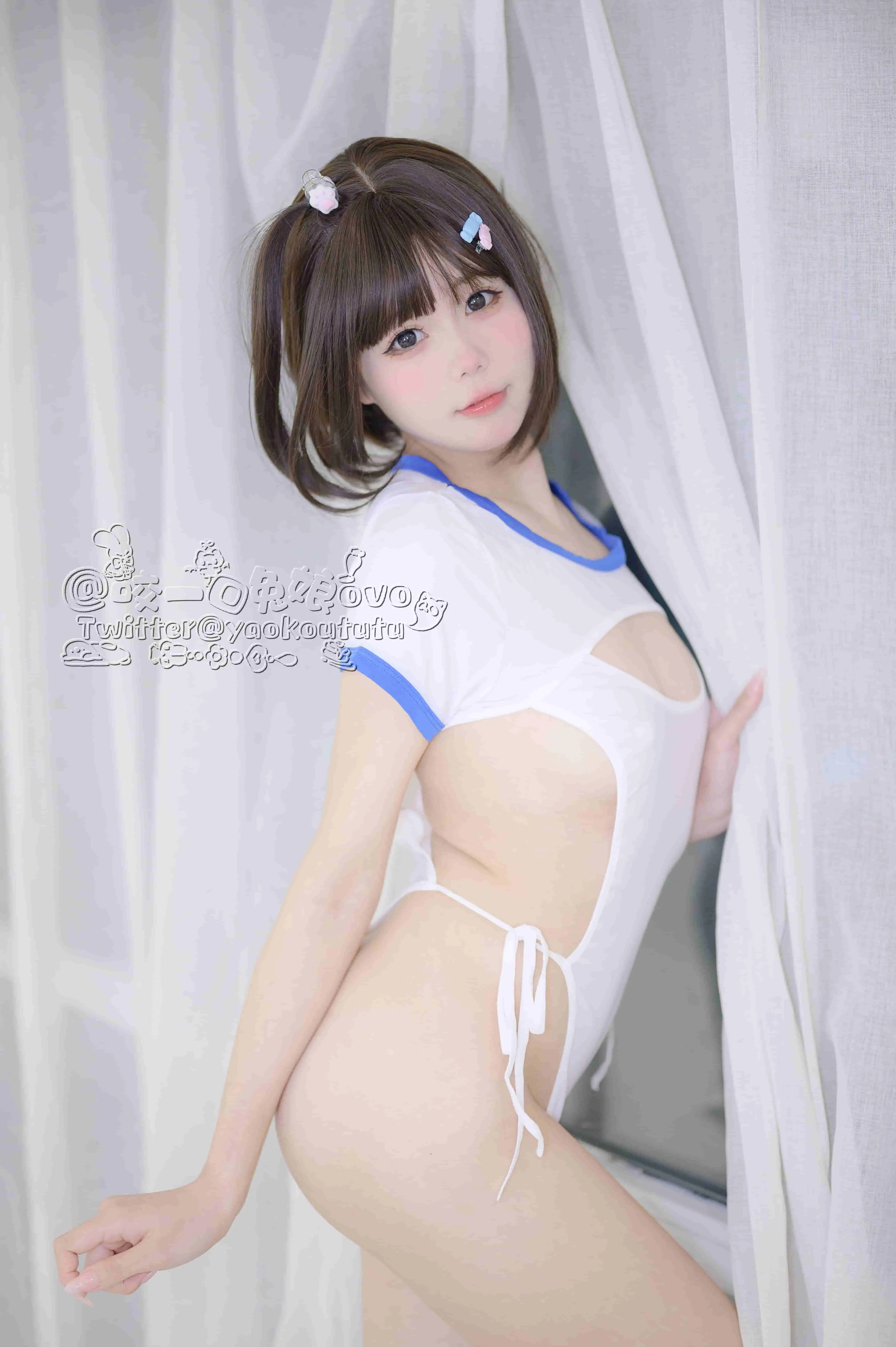 咬一口兔娘 NO.018 纯白欲缸-皑雪